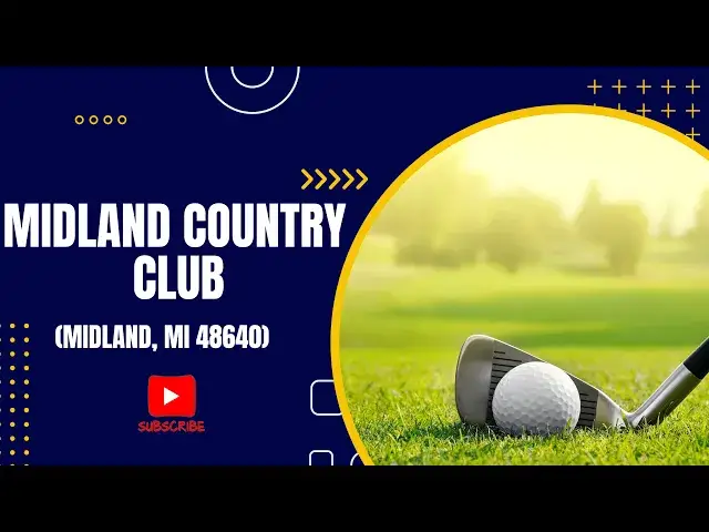 Video thumbnail for Midland Country Club Hole 8: Challenging Dogleg Left with a Tough Tee Shot