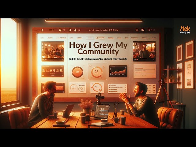 Video thumbnail for How I Grew My Community Without Obsessing Over Metrics
