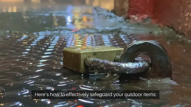 Video thumbnail for How To Secure Your Homes Outdoor Furniture