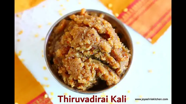 Video thumbnail for Thiruvadirai kali recipe in Tamil | Thiruvadirai kali - திருவாதிரை களி