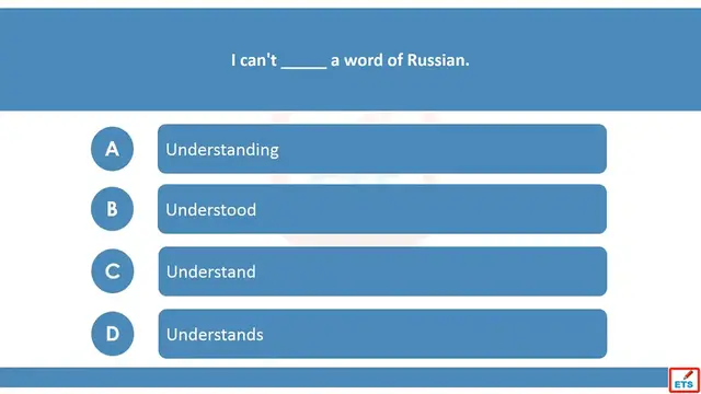 Video thumbnail for English Verb Tenses: Understand, Understands, Understood, Understanding Quiz