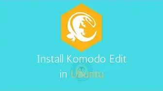 Video thumbnail for How To Install Komodo Edit In Ubuntu 16 04 and Linux Mint