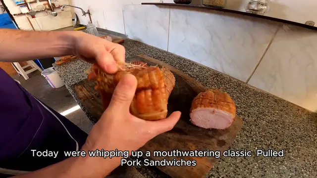 Video thumbnail for Pulled Pork Sandwich