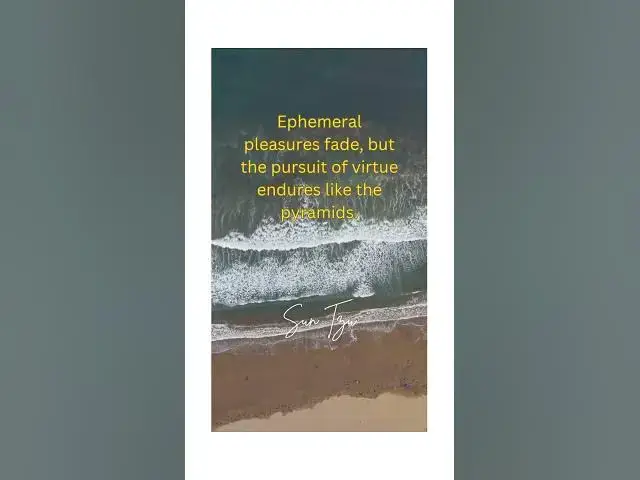 Video thumbnail for Virtue Outlasts Pleasure #shorts