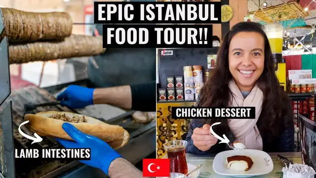 'Video thumbnail for DIY TURKISH FOOD TOUR IN ISTANBUL! Where To Find The Best Food In Istanbul!'