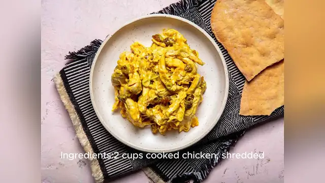 Video thumbnail for curry chicken salad recipe