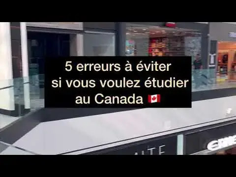 Video thumbnail for 5 erreurs à éviter si vous voulez étudier au Canada 🇨🇦. #immigration #canada #enloja #quebec