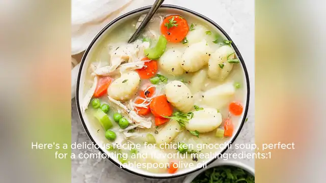 Video thumbnail for chicken gnocchi soup recipe
