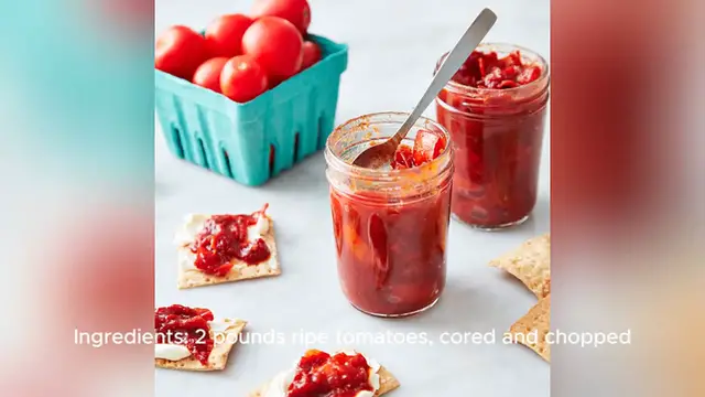 Video thumbnail for tomato jam recipe