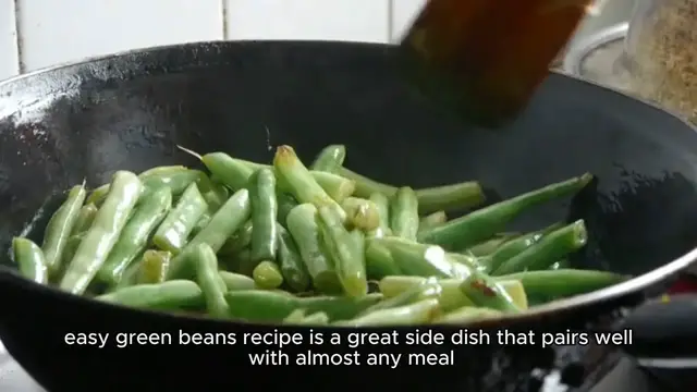 Video thumbnail for green beans recipe
