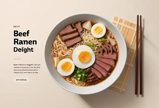 Video thumbnail for Beef Ramen Delight