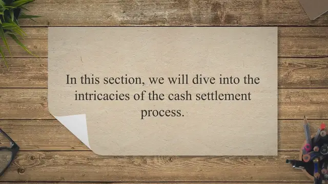 Video thumbnail for Mastering Cash Settlements on E*TRADE: From Understanding the Process to Maximizing Investment Opportunities