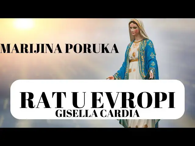 Video thumbnail for MARIJINA PORUKA -  RAT U EVROPI  GISELLA CARDIA 26.02.2022