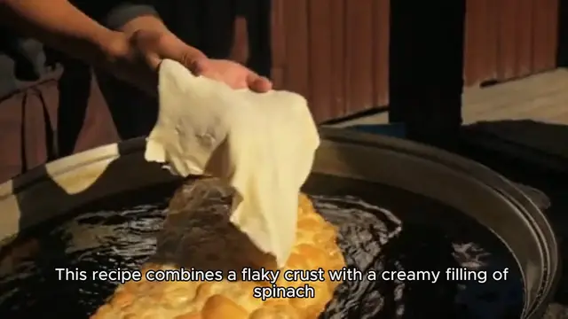 Video thumbnail for spinach quiche recipe