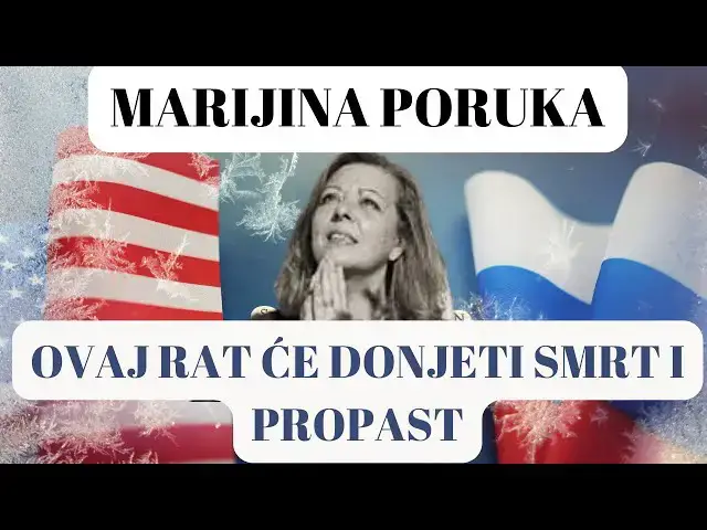 Video thumbnail for MARIJINA PORUKA -  OVAJ RAT ĆE DONJETI SMRT I PROPAST GISELLA CARDIA  24.02.2022
