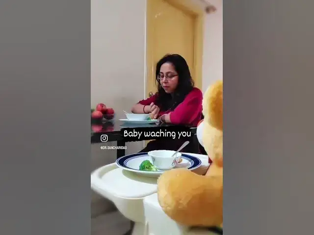 Video thumbnail for Why your baby should watch you to eat #shorts