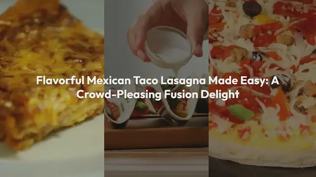 Video thumbnail for Mexican Taco Lasagna Made Easy