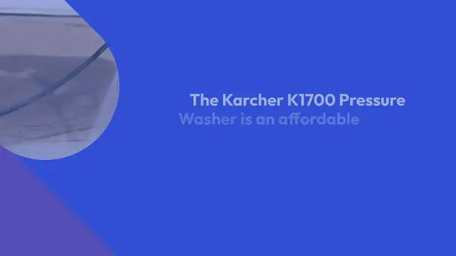 Video thumbnail for Karcher K1700 Review- Electric Power Pressure Washer