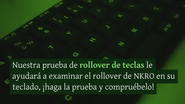 Video thumbnail for Key Rollover Test | Keyboard NKRO Check