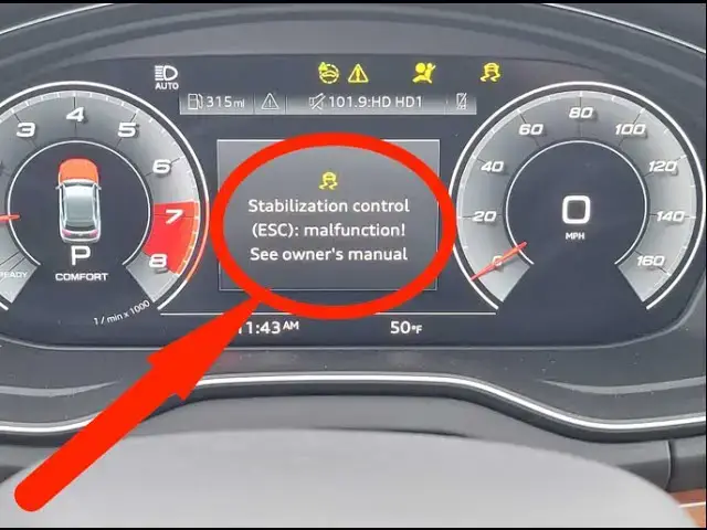 Video thumbnail for Audi A3 / A4 “Stability Control Malfunction” Fix & Reset