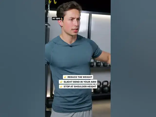 'Video thumbnail for Common mistakes with 👉 lateral raises | Myprotein #shorts'