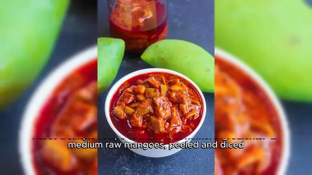 Video thumbnail for Mango Achar (Pickle) Recipe