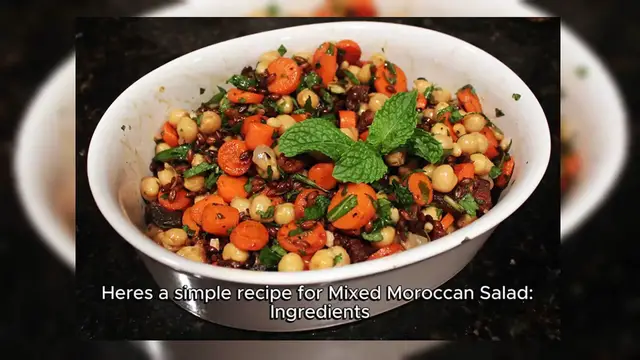 Video thumbnail for Moroccan Mixed Salad