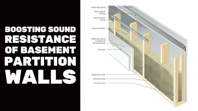 'Video thumbnail for BASEMENT FINISHING COURSE VIDEO: Boosting Sound Resistance of Basement Partition Walls'