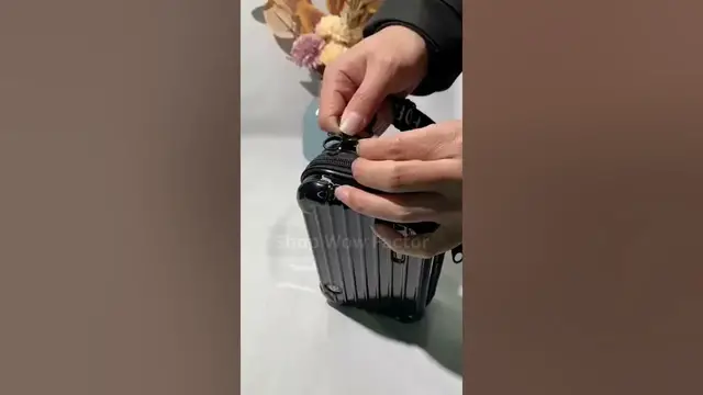 Video thumbnail for 👜🔹 Mini Suitcase Shape Women Crossbody Bag Clutch 🔹👜 | Link is in Description | #women #bag #shorts