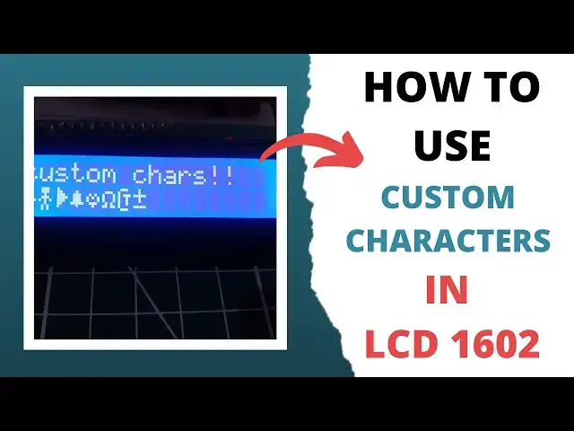 Video thumbnail for LCD 1602 Custom Characters || STM32