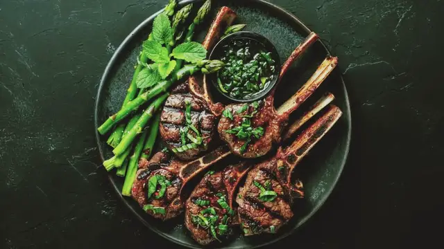 'Video thumbnail for Lamb Chops with Mint Sauce Recipe'