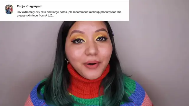 Video thumbnail for Hide Large Pores using Makeup for Oily Skin Techniques & Product Recommendations