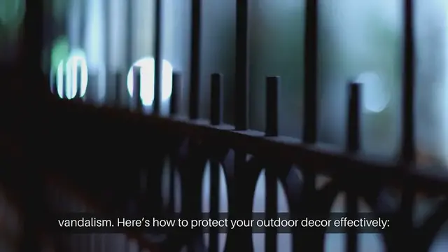 Video thumbnail for How To Secure Your Homes Outdoor Decor