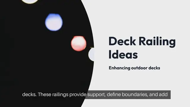 Video thumbnail for Deck Railing Ideas