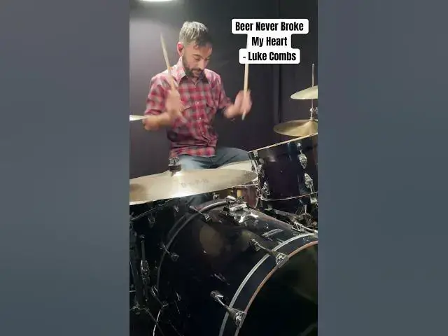 'Video thumbnail for “Beer Never Broke My Heart” - Luke Combs | Drum Cover | Drum Lessons | Simpledrummer®'