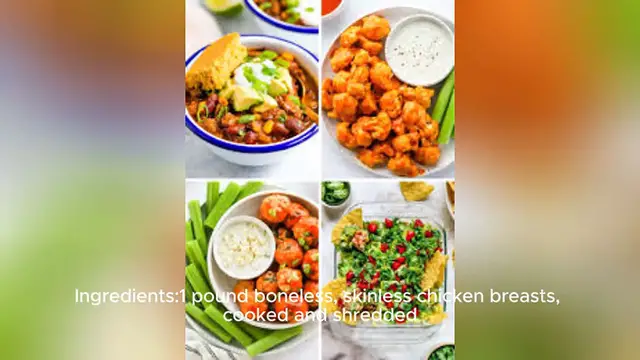 Video thumbnail for game day recipe