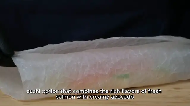 'Video thumbnail for Salmon Avocado Roll'