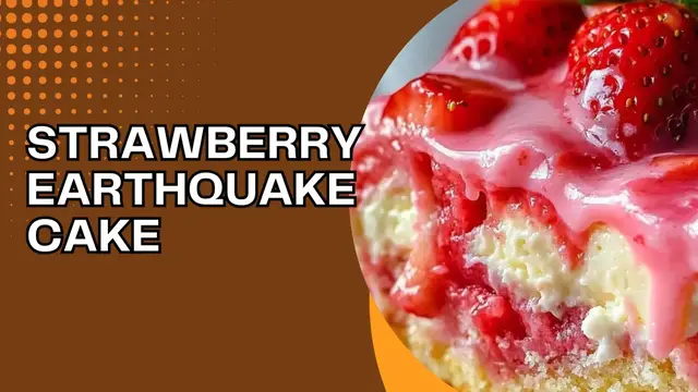 Video thumbnail for Strawberry Earthquake Cake