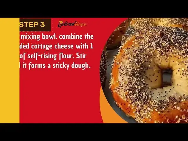 Video thumbnail for Cottage Cheese Bagels – Simple, Tasty Homemade Bake