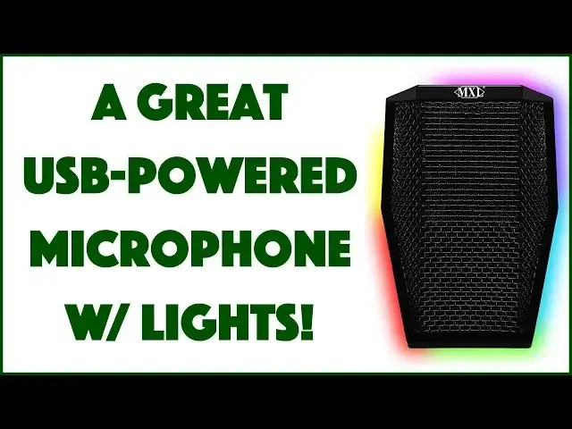 'Video thumbnail for MXL AC-404 USB Desktop Microphone - Reviewed'