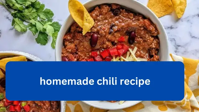 Video thumbnail for homemade chili recipe