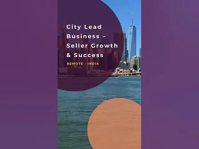 Video thumbnail for Discover #remotejob opportunities in India for city leaders to drive business growth #workfromhome .