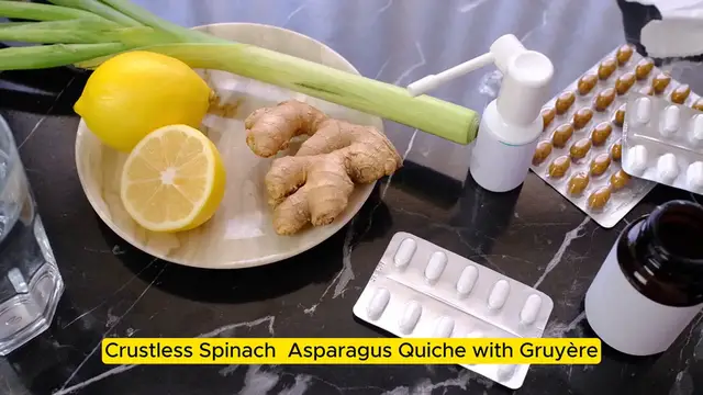 Video thumbnail for Crustless Spinach & Asparagus Quiche with Gruyère