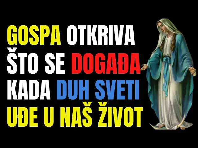 Video thumbnail for GOSPA OTKRIVA 5 MOĆNIH STVARI KOJE SE DOGAĐAJU KADA DUH SVETI UĐE U VAŠ ŽIVOT