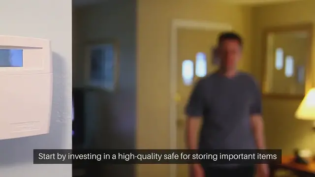 'Video thumbnail for Safe Storage Practices for Valuables'