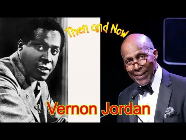 Video thumbnail for Vernon Jordan THEN AND NOW 2021
