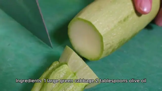 Video thumbnail for cabbage steak recipe