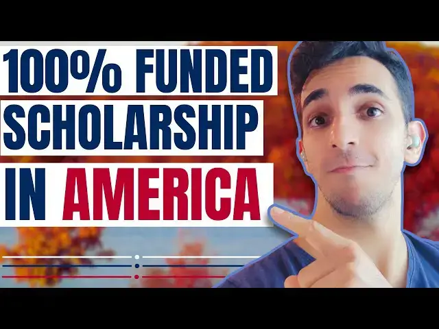 Video thumbnail for 100% Scholarship in the United States, NOW!