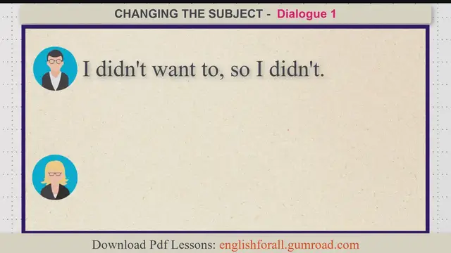 'Video thumbnail for CHANGING THE SUBJECT'