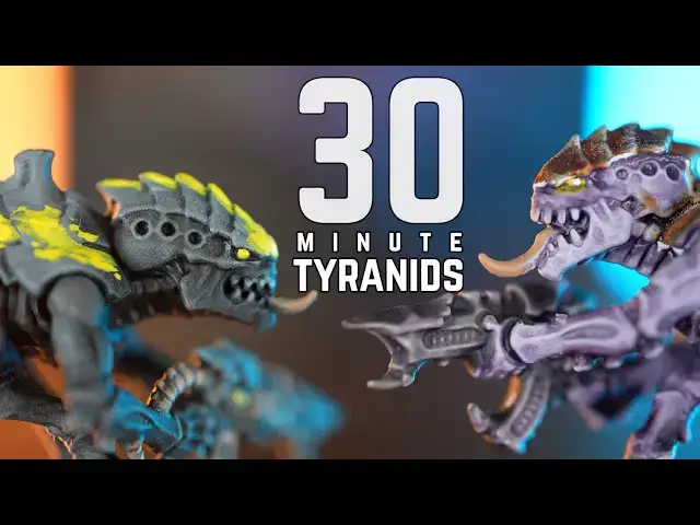 'Video thumbnail for Warhammer Noob Vs Pro - Speed Paint Challenge: Tyranids'